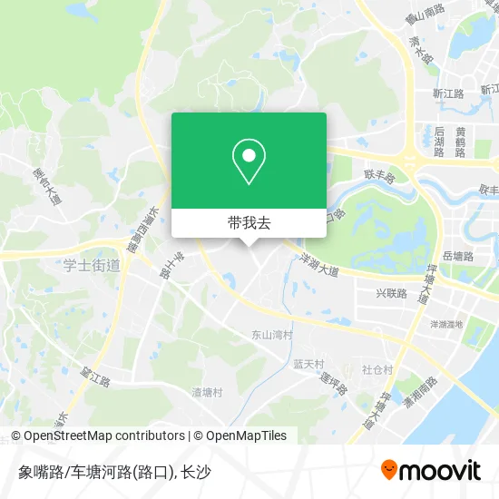 象嘴路/车塘河路(路口)地图