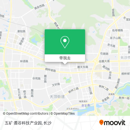 五矿·麓谷科技产业园地图