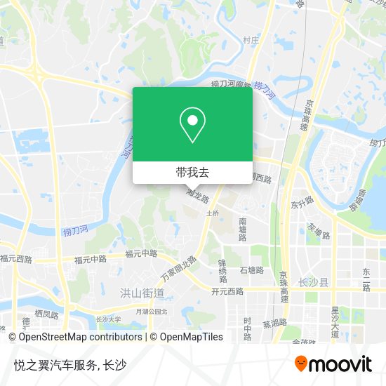 悦之翼汽车服务地图