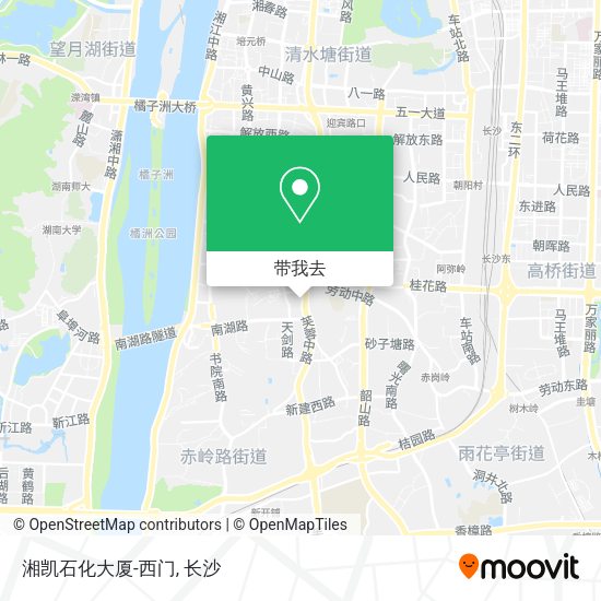 湘凯石化大厦-西门地图