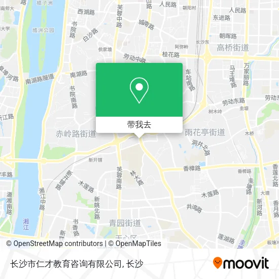 长沙市仁才教育咨询有限公司地图