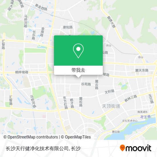 长沙天行健净化技术有限公司地图