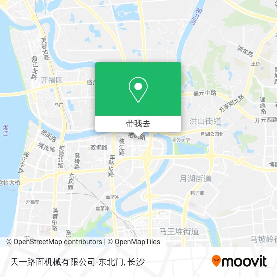 天一路面机械有限公司-东北门地图