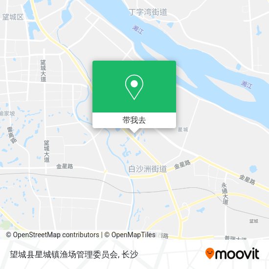 望城县星城镇渔场管理委员会地图