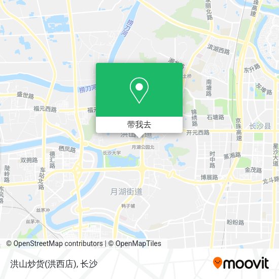 洪山炒货(洪西店)地图