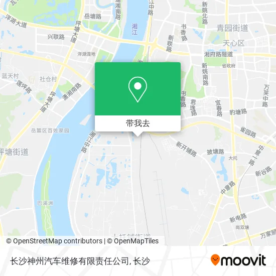 长沙神州汽车维修有限责任公司地图