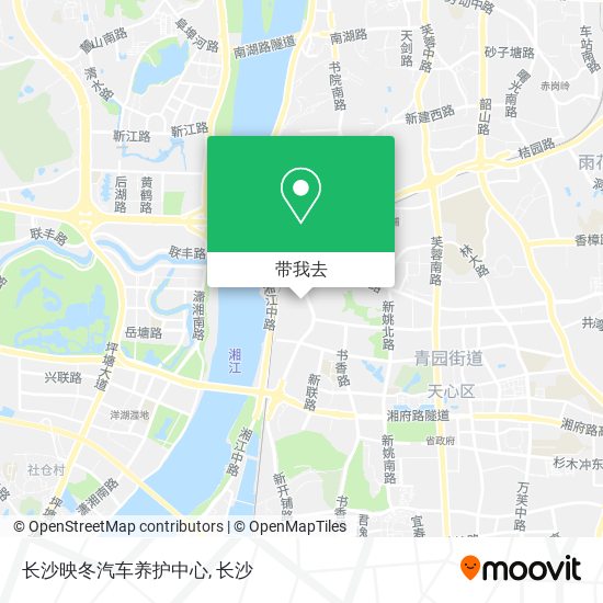 长沙映冬汽车养护中心地图