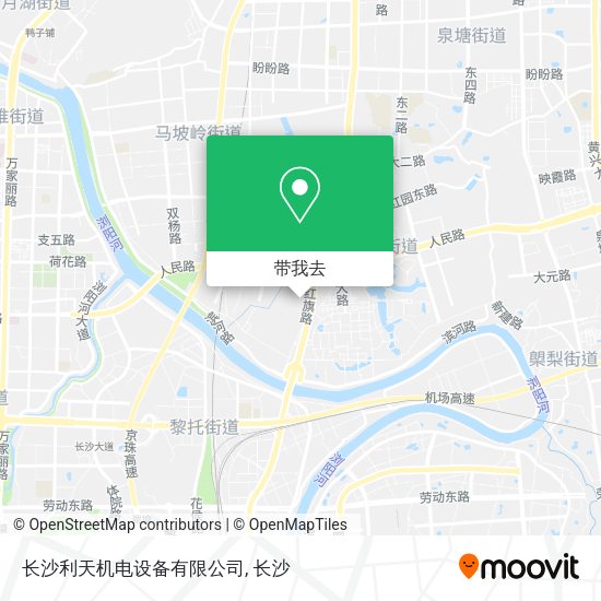 长沙利天机电设备有限公司地图
