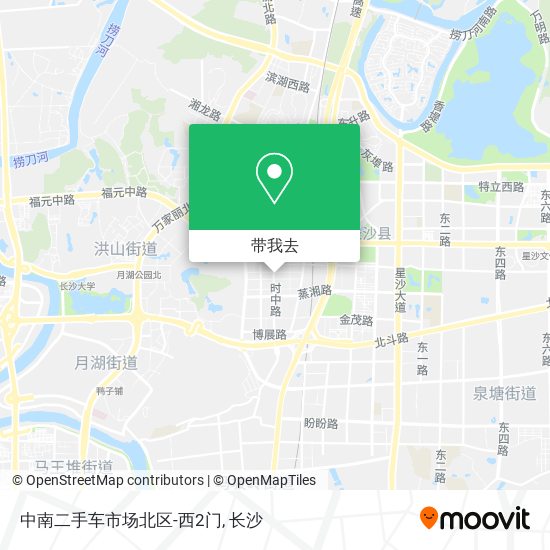 中南二手车市场北区-西2门地图