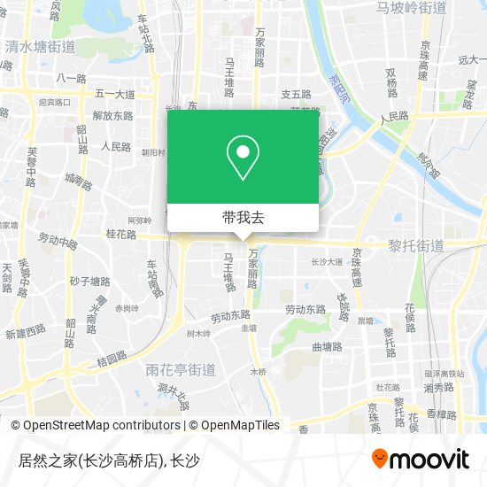 居然之家(长沙高桥店)地图