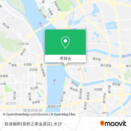 欧派橱柜(居然之家金源店)地图
