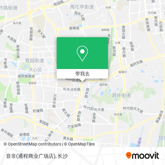 音非(通程商业广场店)地图