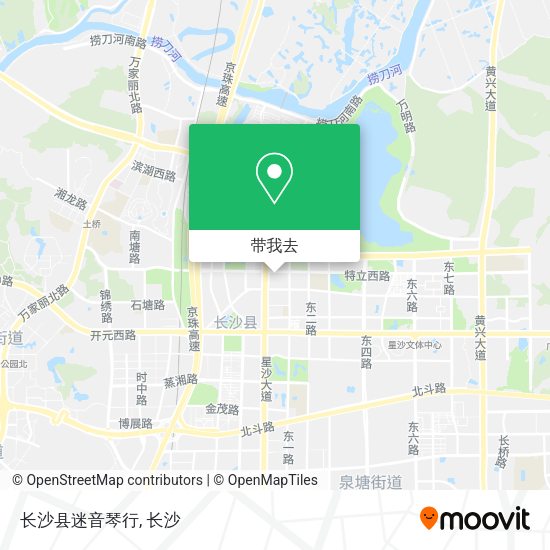 长沙县迷音琴行地图