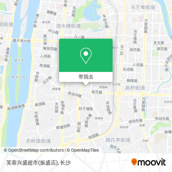 芙蓉兴盛超市(振盛店)地图