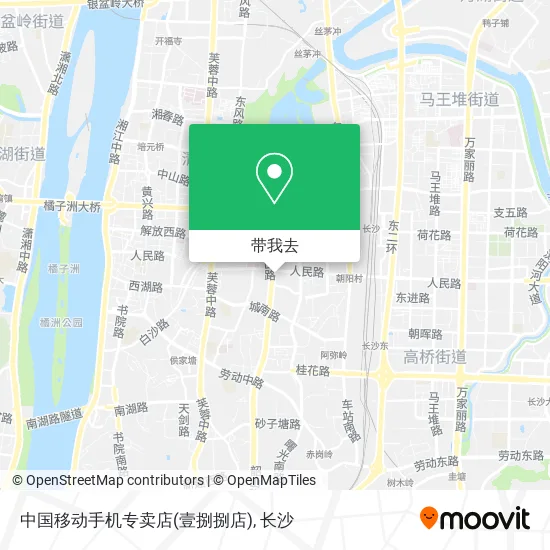 中国移动手机专卖店(壹捌捌店)地图