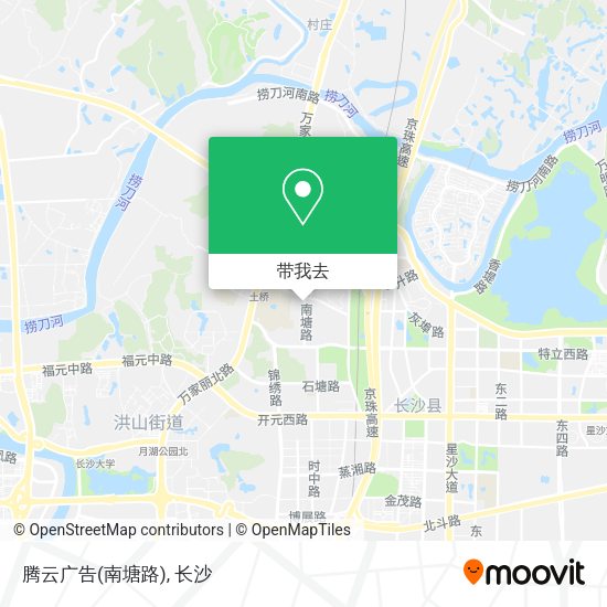 腾云广告(南塘路)地图