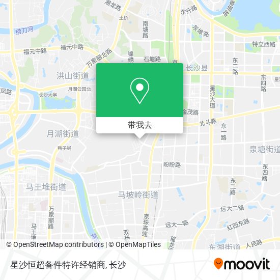 星沙恒超备件特许经销商地图