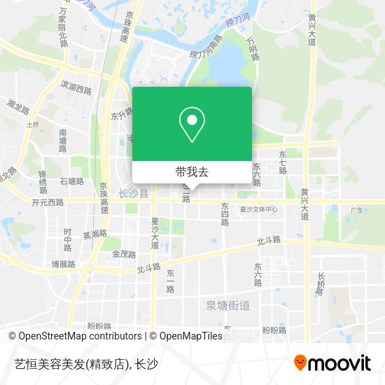 艺恒美容美发(精致店)地图