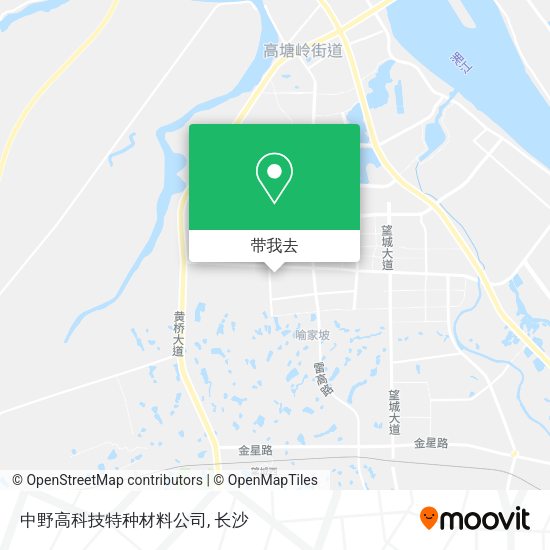 中野高科技特种材料公司地图