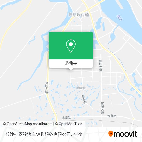 长沙桂菱骏汽车销售服务有限公司地图