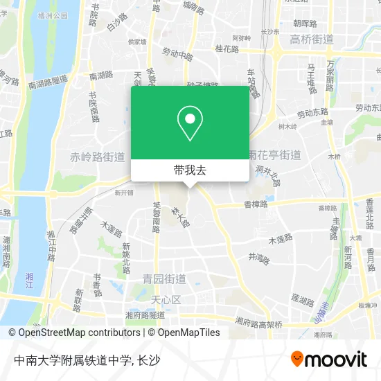 中南大学附属铁道中学地图