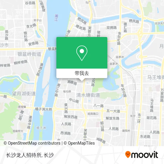 长沙龙人招待所地图