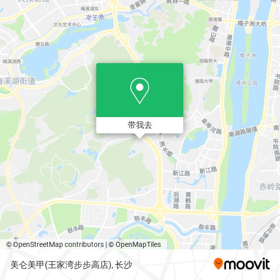 美仑美甲(王家湾步步高店)地图