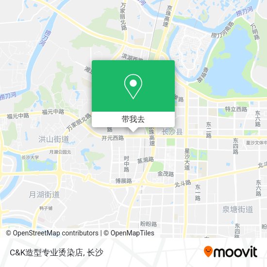C&K造型专业烫染店地图