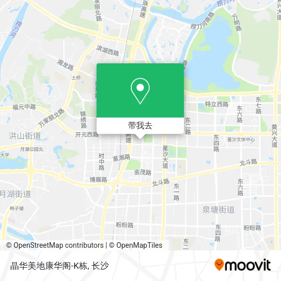 晶华美地康华阁-K栋地图