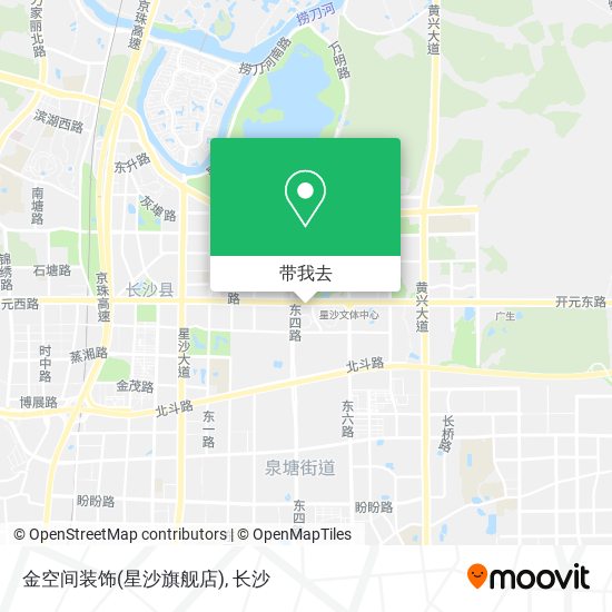 金空间装饰(星沙旗舰店)地图