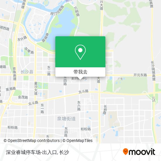 深业睿城停车场-出入口地图