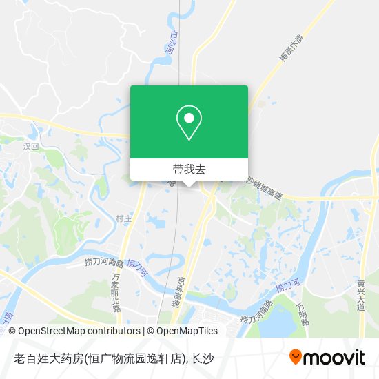 老百姓大药房(恒广物流园逸轩店)地图