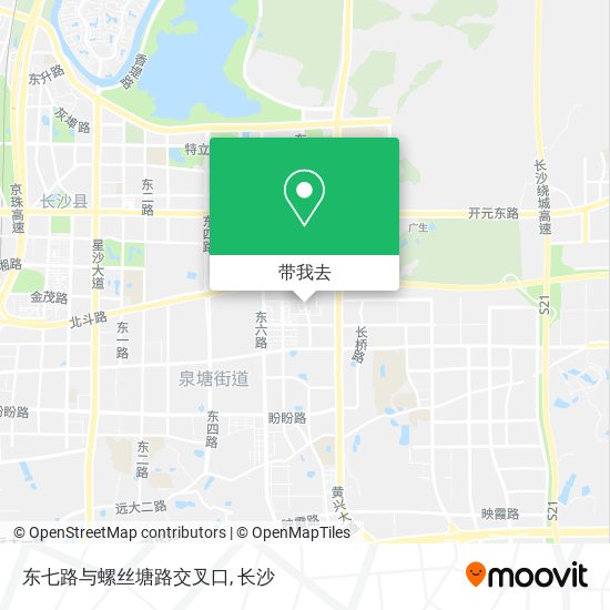 东七路与螺丝塘路交叉口地图