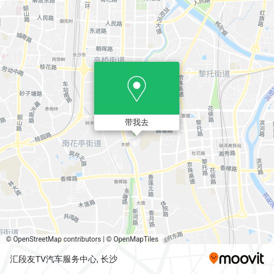 汇段友TV汽车服务中心地图