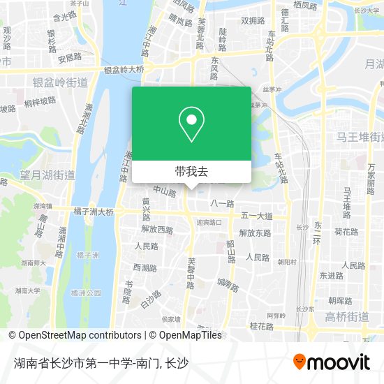 湖南省长沙市第一中学-南门地图
