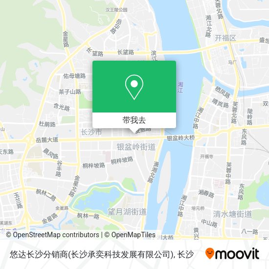悠达长沙分销商(长沙承奕科技发展有限公司)地图