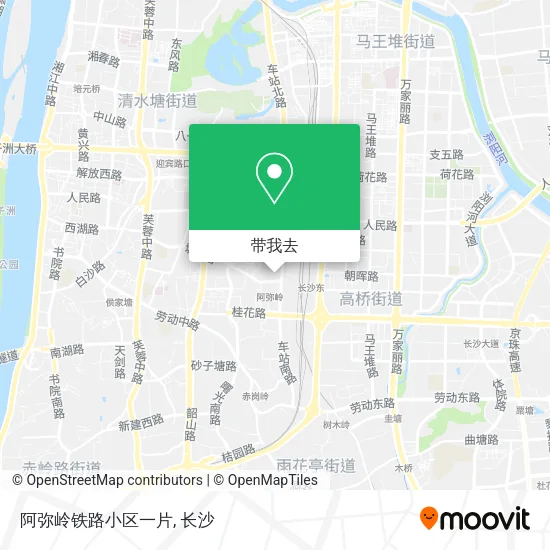 阿弥岭铁路小区一片地图