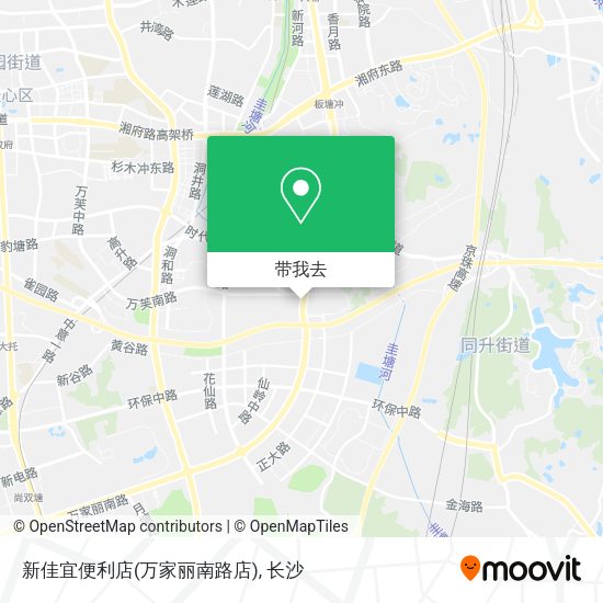 新佳宜便利店(万家丽南路店)地图