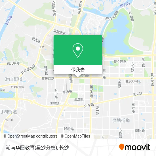 湖南华图教育(星沙分校)地图