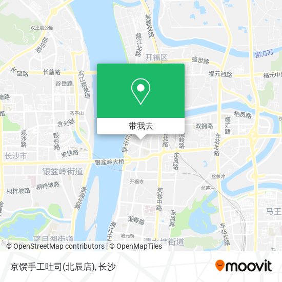 京馔手工吐司(北辰店)地图