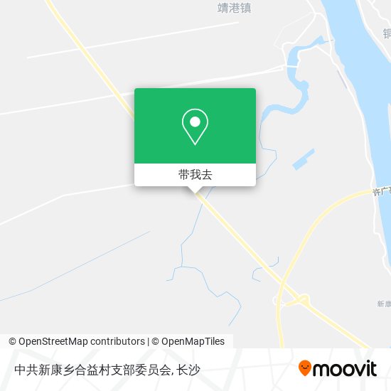 中共新康乡合益村支部委员会地图
