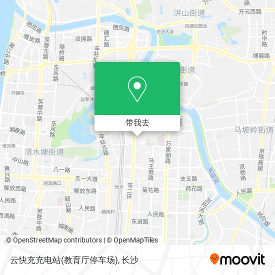 云快充充电站(教育厅停车场)地图