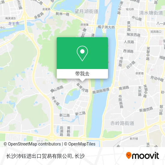 长沙沛钰进出口贸易有限公司地图