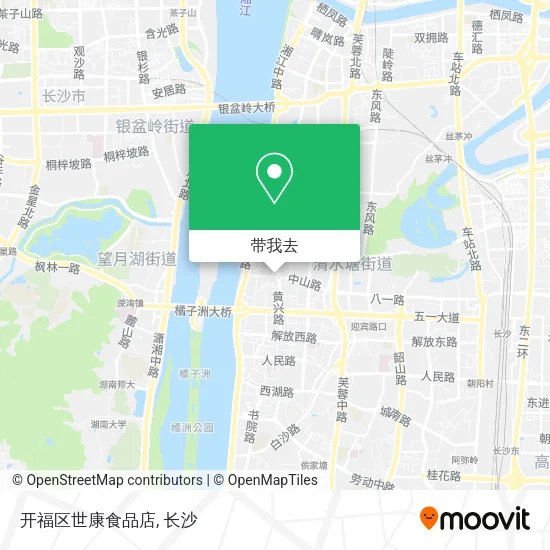 开福区世康食品店地图