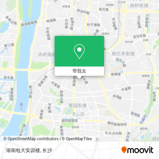 湖南电大实训楼地图