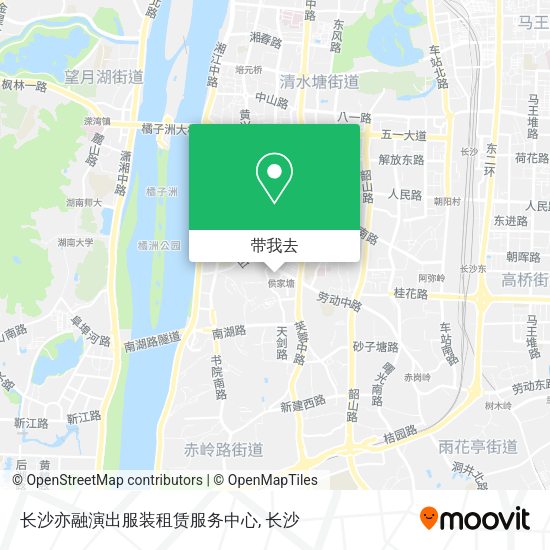 长沙亦融演出服装租赁服务中心地图