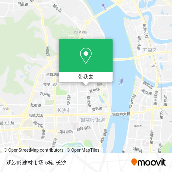 观沙岭建材市场-5栋地图
