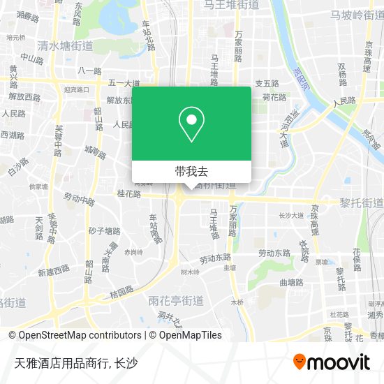 天雅酒店用品商行地图