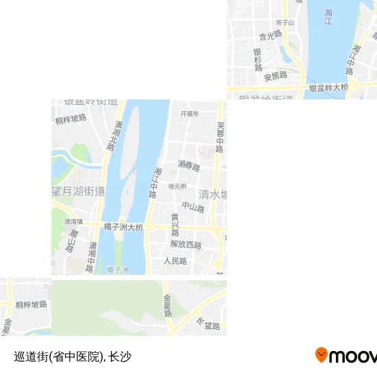 巡道街(省中医院)地图