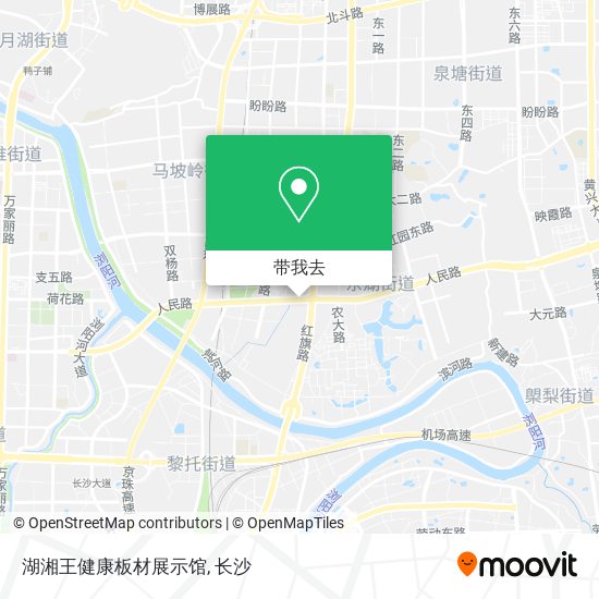 湖湘王健康板材展示馆地图